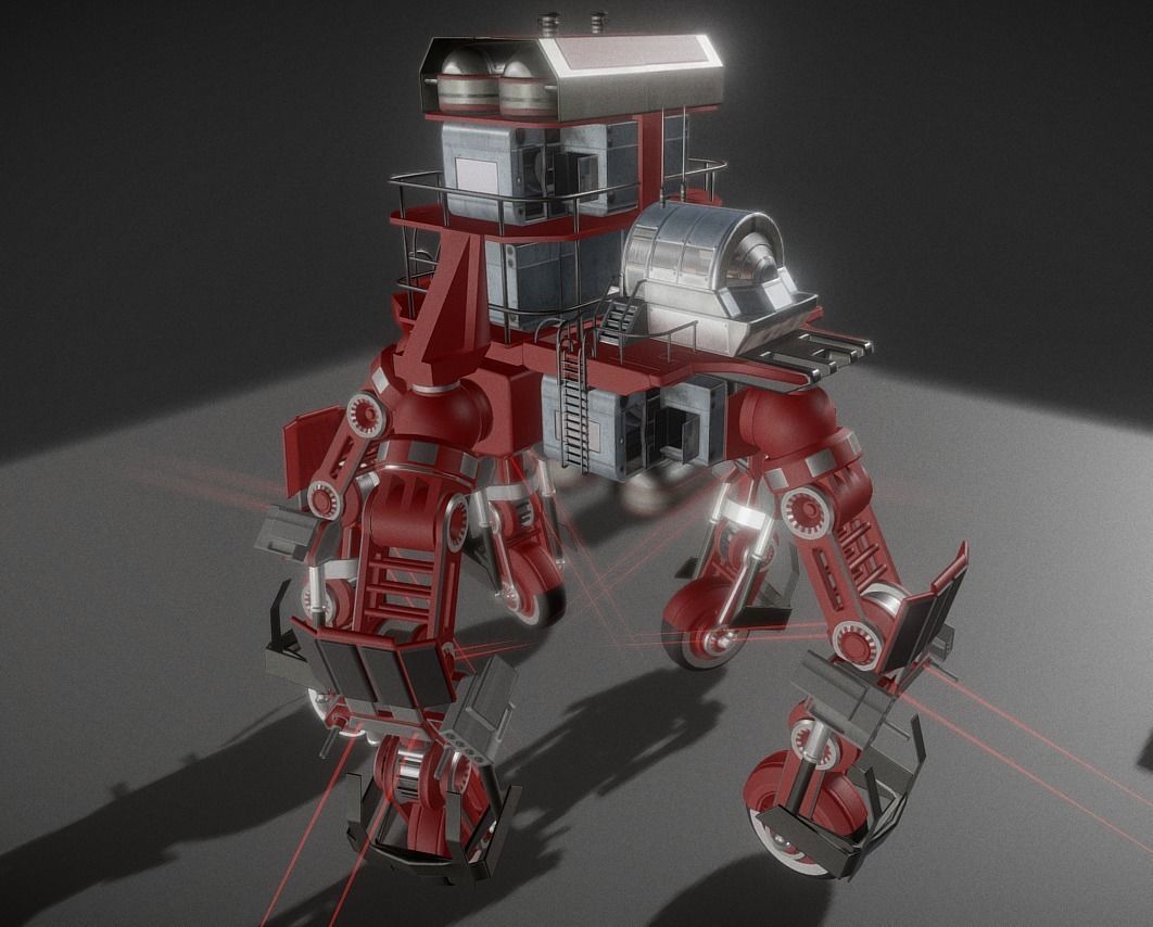 Fuel Tank Collection Low-poly 3D model_43