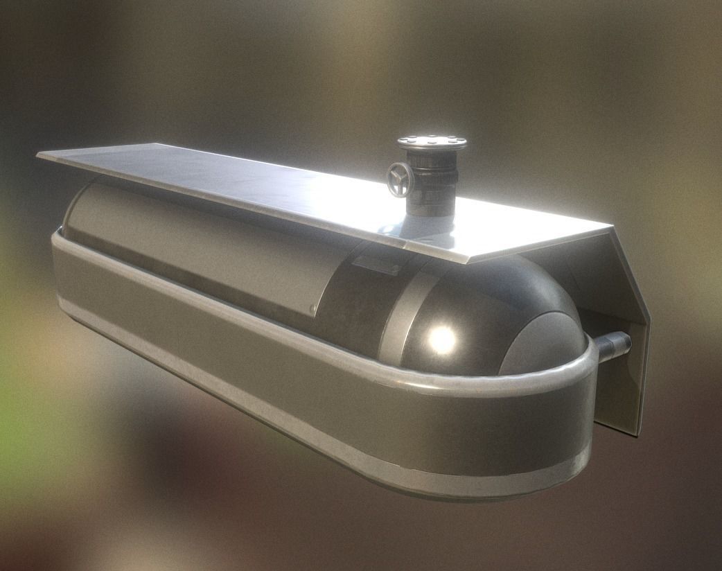 Fuel Tank Collection Low-poly 3D model_6