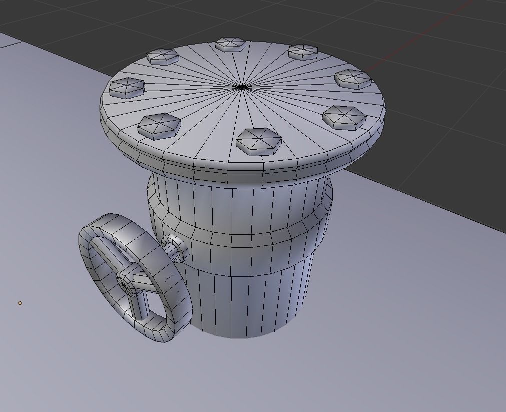 Fuel Tank Collection Low-poly 3D model_15