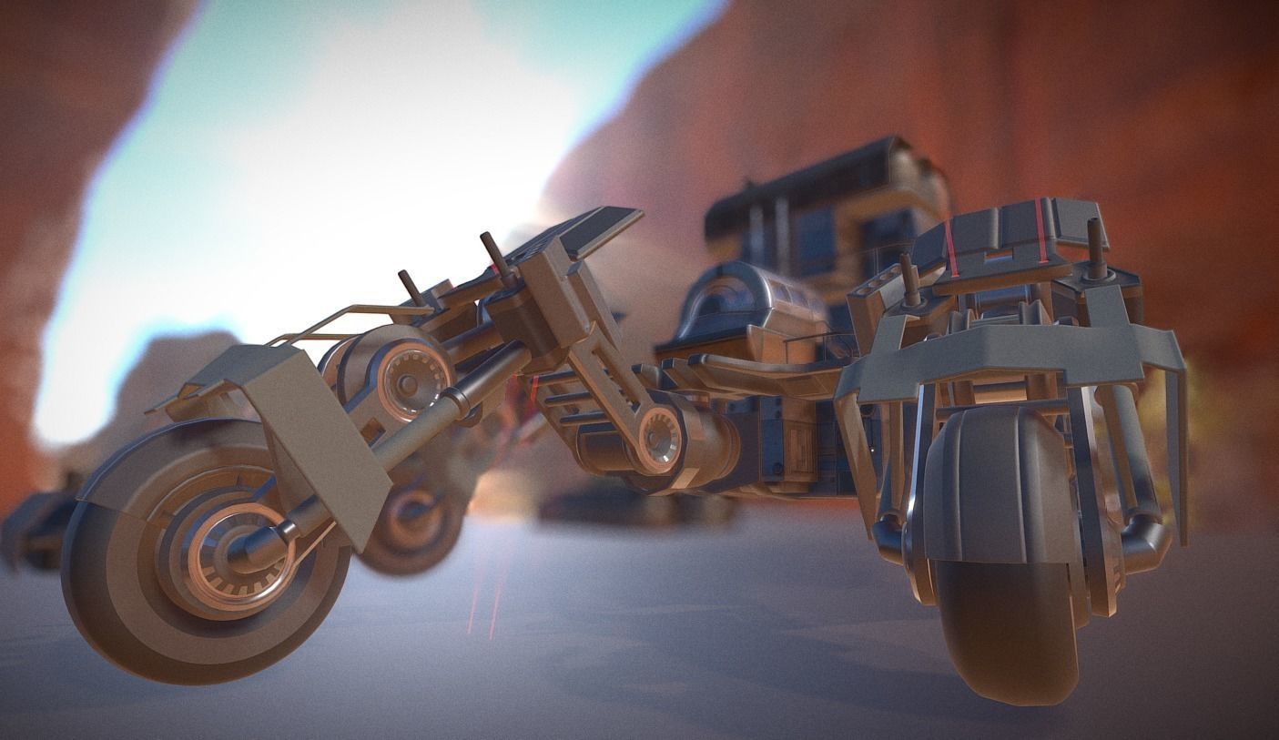 Fuel Tank Collection Low-poly 3D model_47