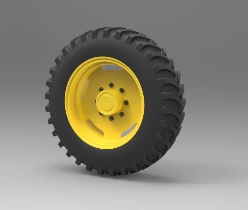 Tractor wheel 3D model