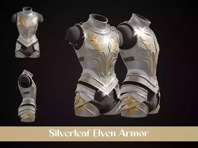 Stylized Elven Armor - Silverleaf Elven