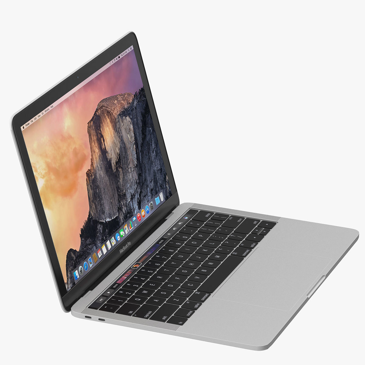 MacBook Pro with Touch Bar 3D model_6