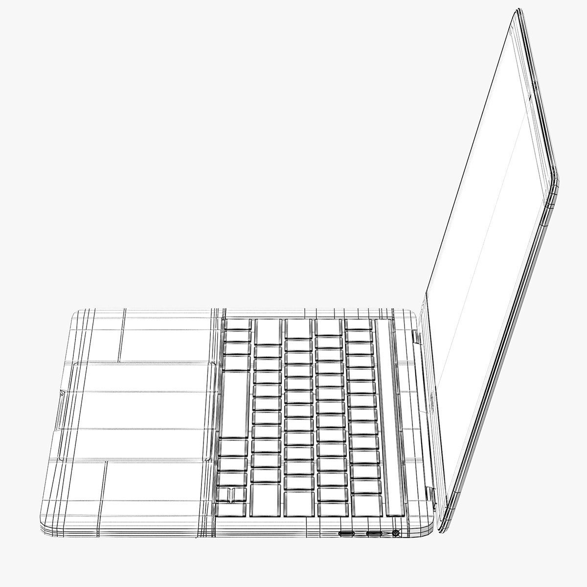 MacBook Pro with Touch Bar 3D model_13