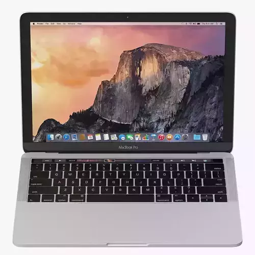 MacBook Pro with Touch Bar 3D model