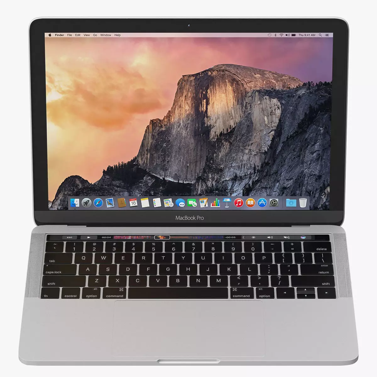 MacBook Pro with Touch Bar 3D model_0