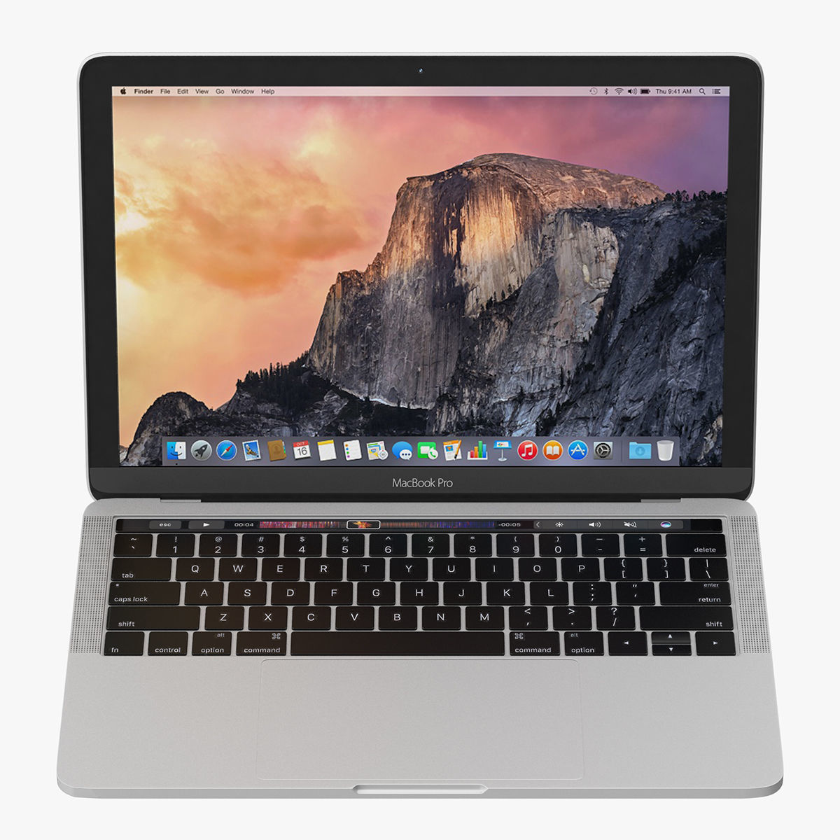 MacBook Pro with Touch Bar 3D model_1