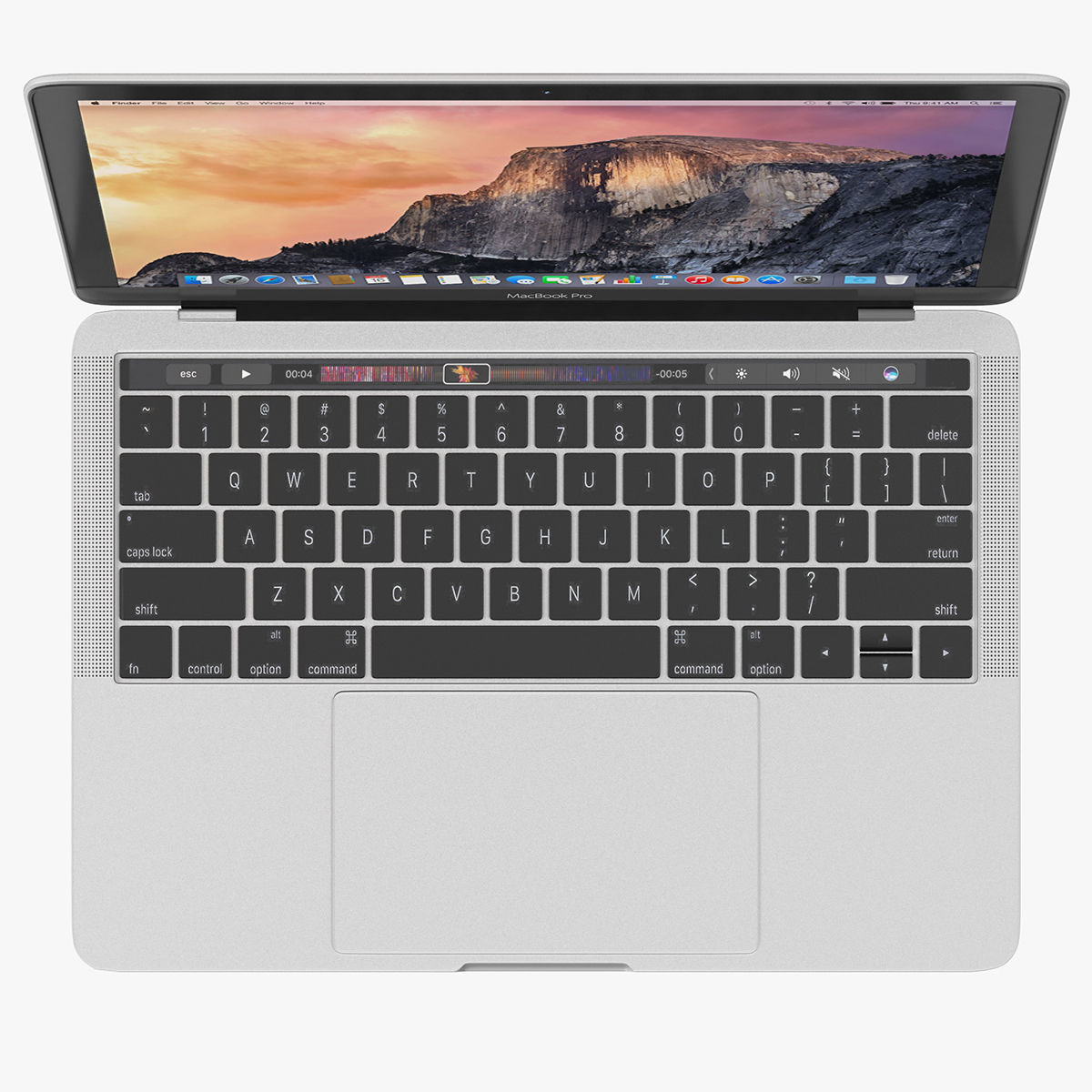 MacBook Pro with Touch Bar 3D model_2