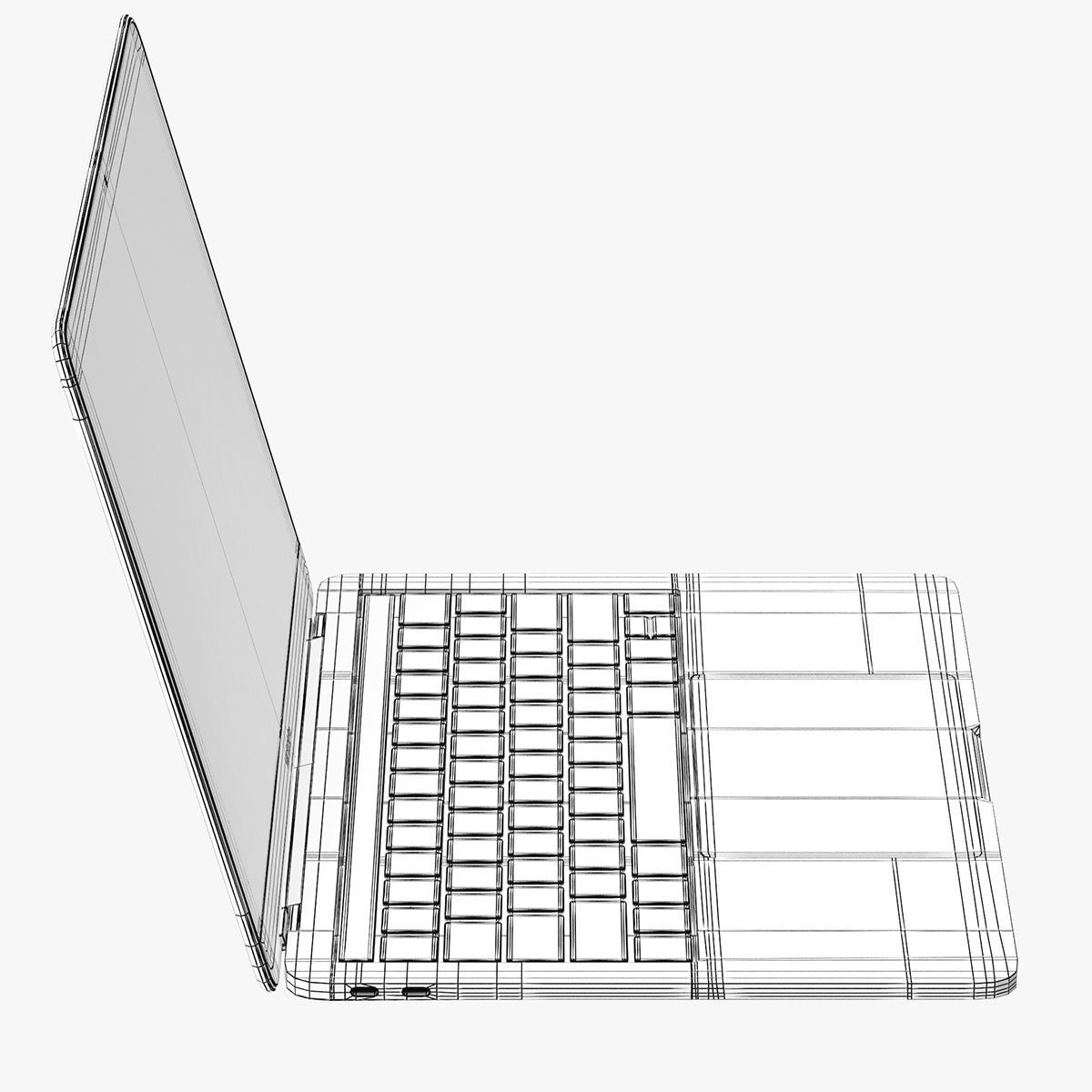 MacBook Pro with Touch Bar 3D model_12