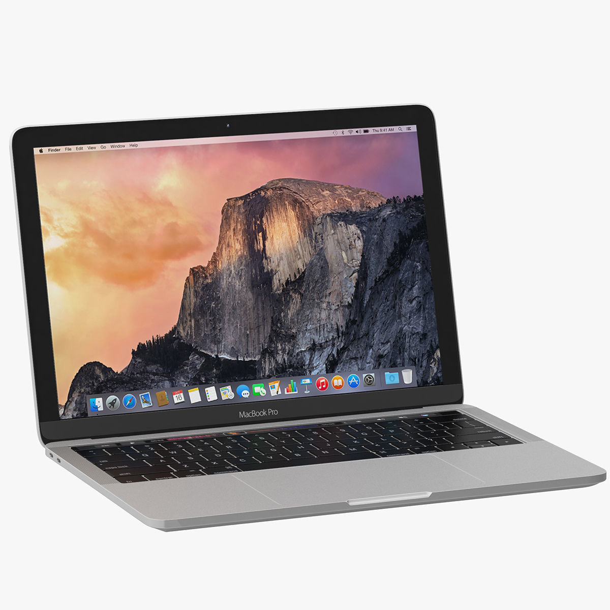 MacBook Pro with Touch Bar 3D model_4