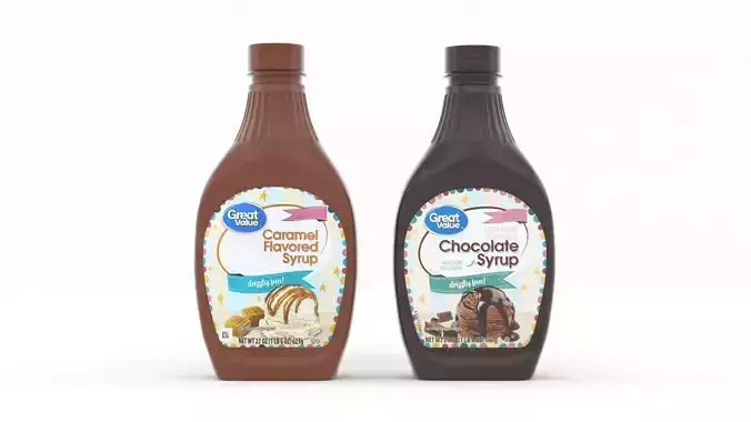 Great Value Syrup 3D model