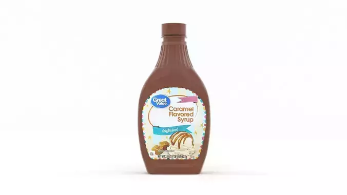 Great Value Syrup 3D model 2