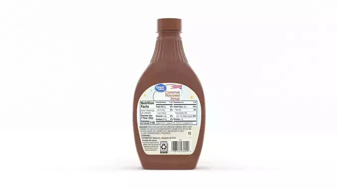 Great Value Syrup 3D model 3