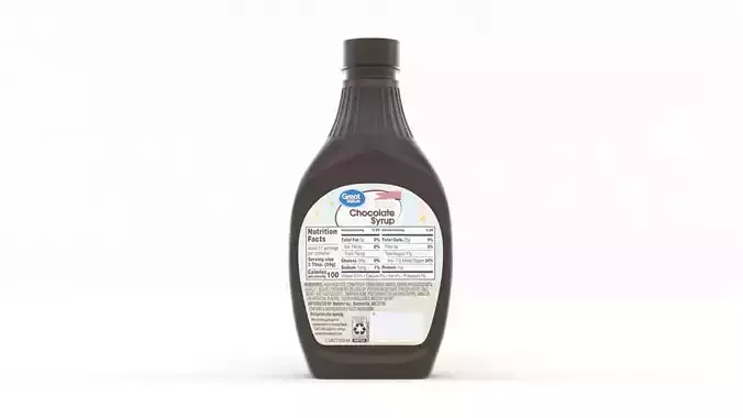 Great Value Syrup 3D model 4