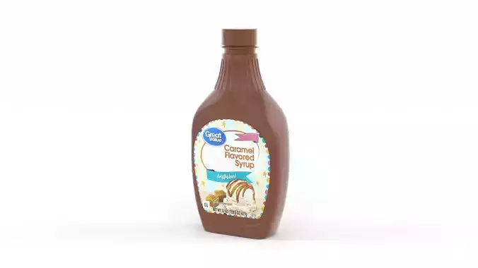 Great Value Syrup 3D model 5