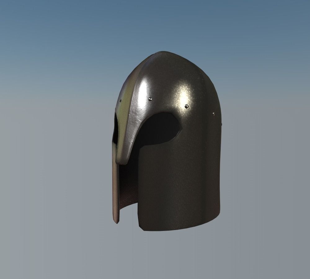 helmet spartan - spartan Free low-poly 3D model_0