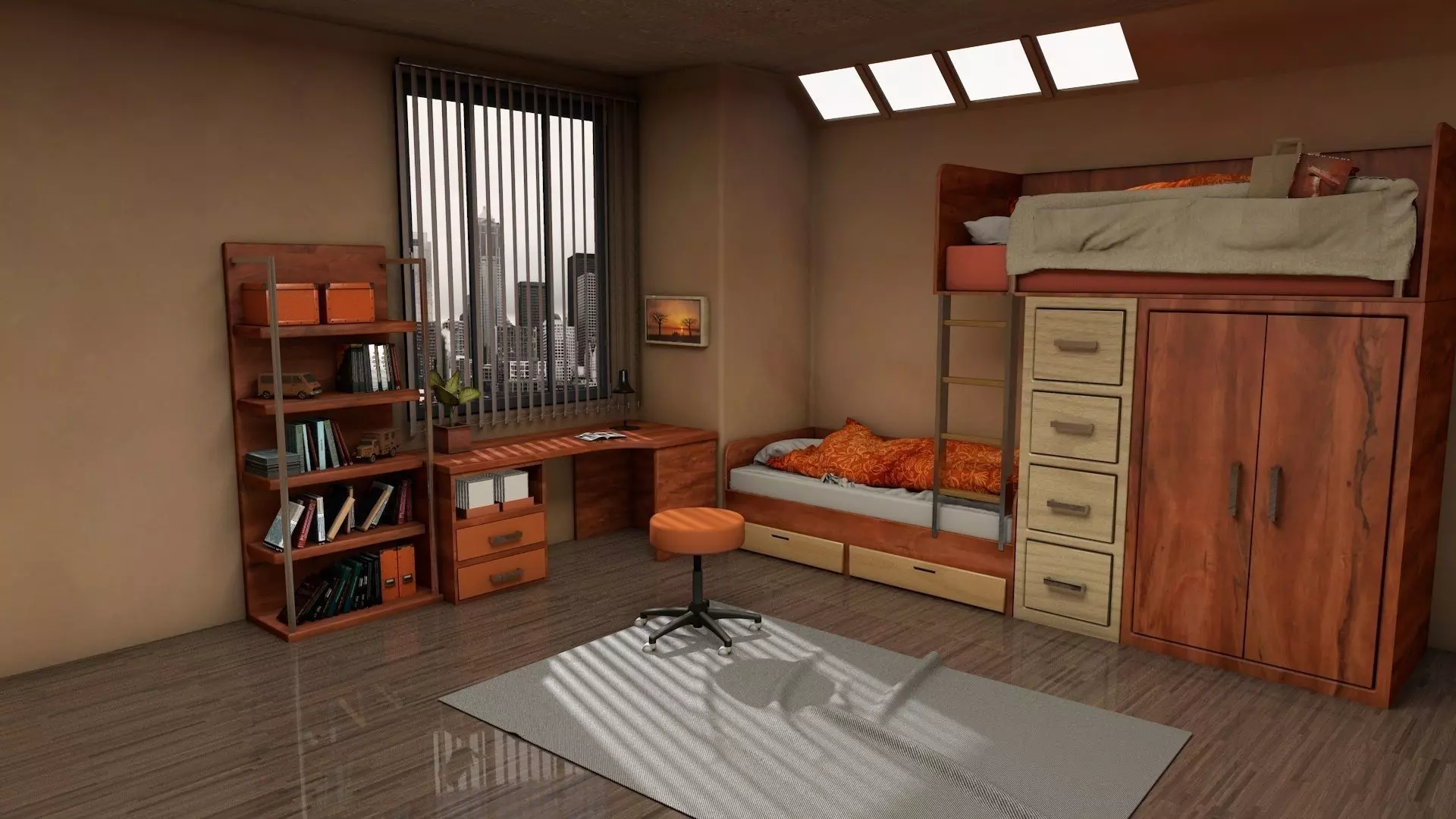 Children room 3D model_0