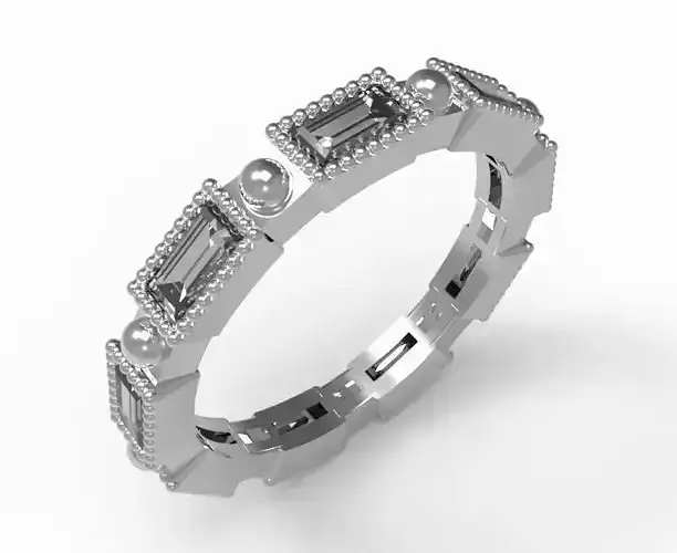 0540 Eternity Band Baguette