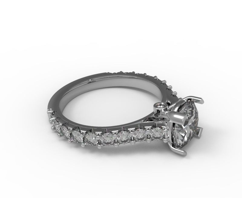 0541 Weeding Ring 3D print model_4