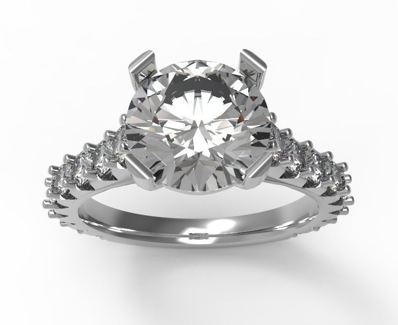 0541 Weeding Ring 3D print model_2