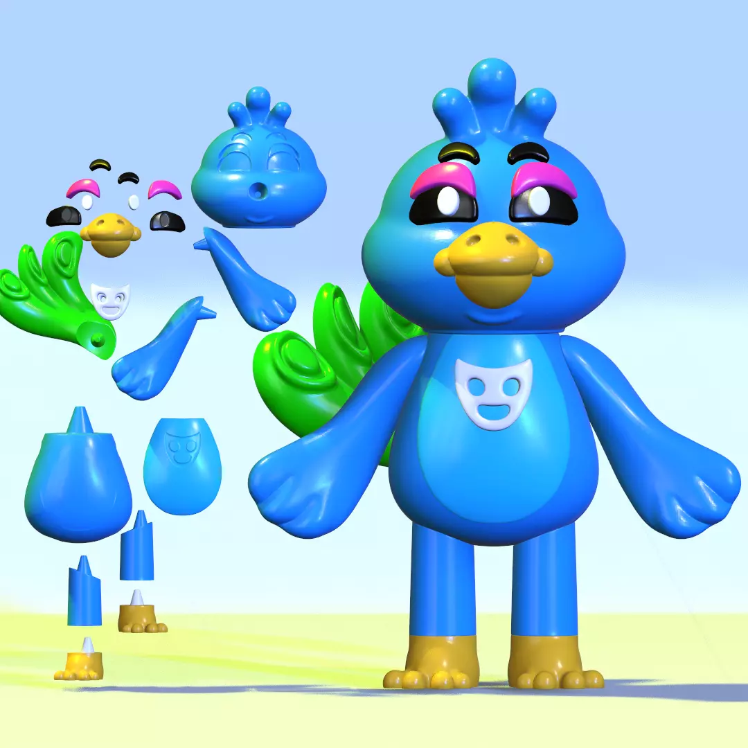 Vera Feather Criminal Critters Poppy Playtime 5 3D Model STL 3D print model