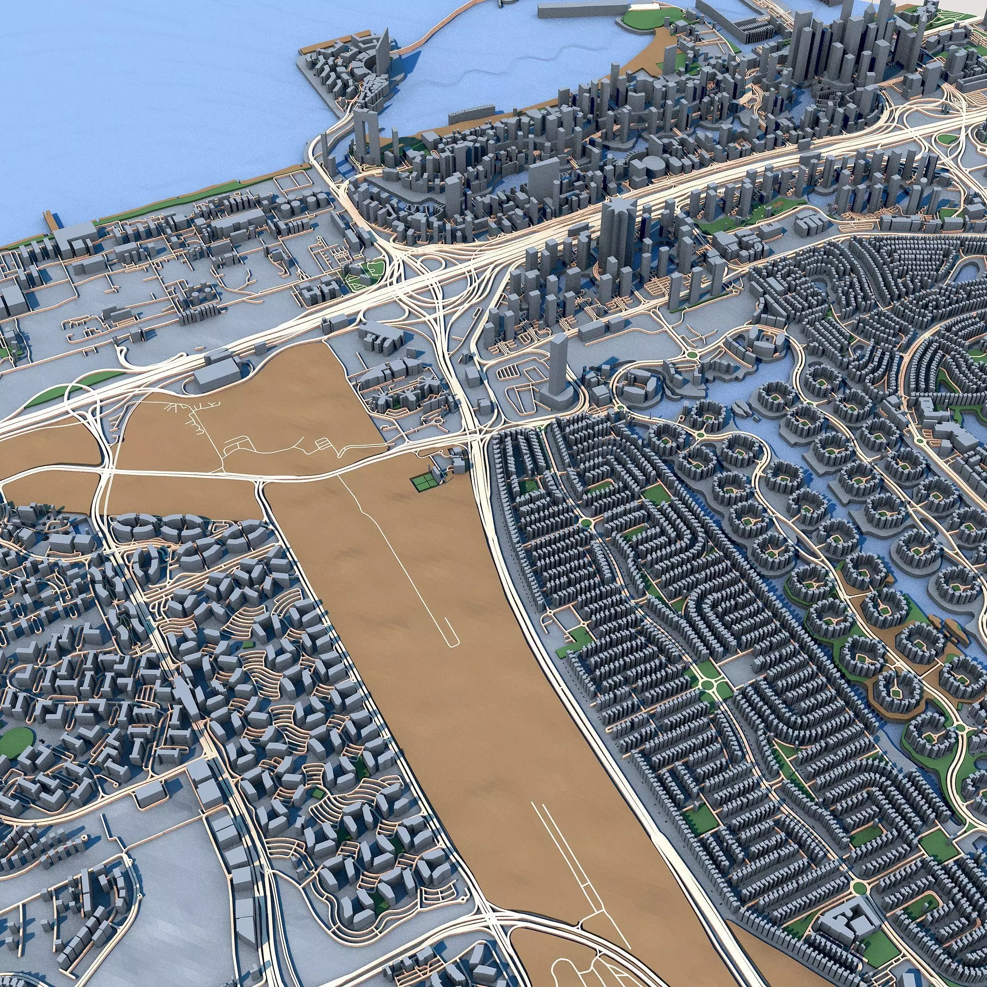 Dubai Marina United Arab Emirates 3D model