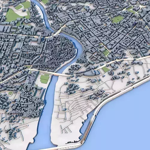 Davao City Philippine 3D model