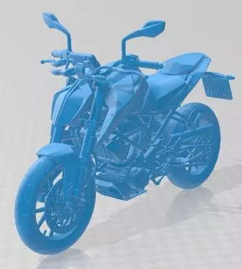 KTM Duke 390 2020 Printable Motorbike 3D print model