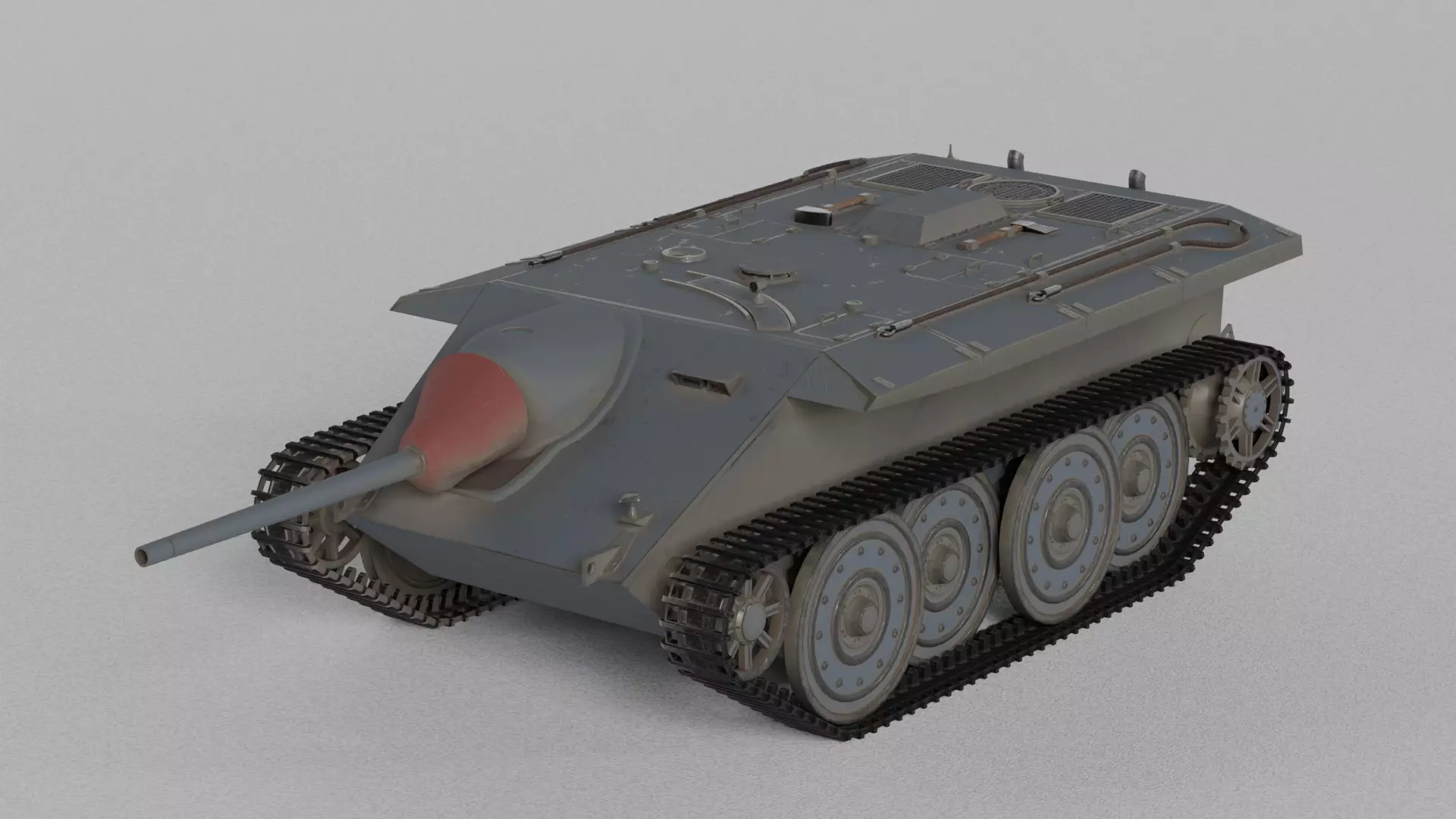 E-10 German Tank 3D model