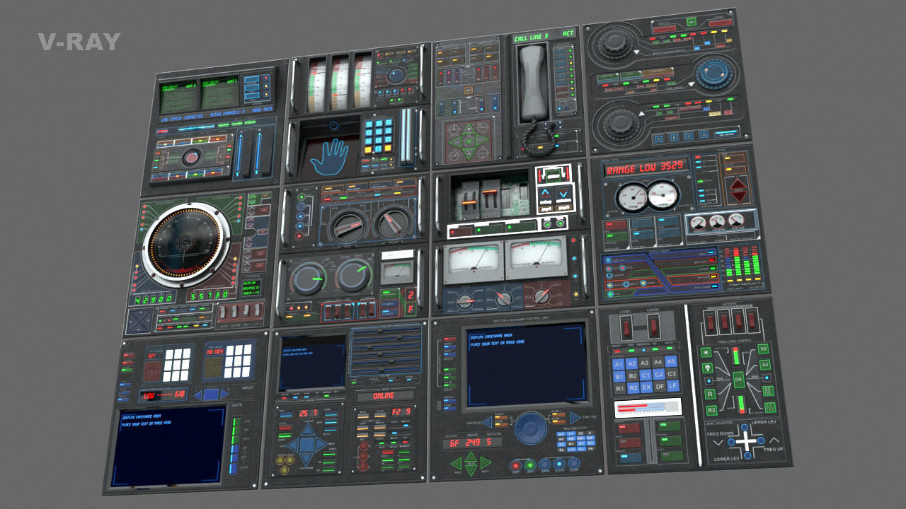 Control panels set