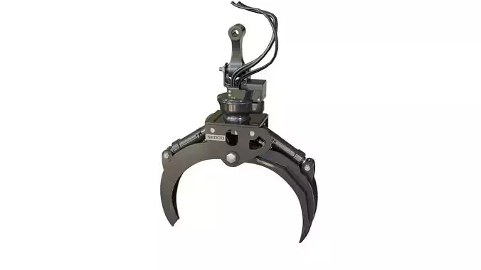 Forestry Log Grapple Low-poly 3D model