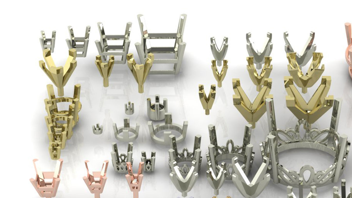 A Package Of 75 Rings Heads All Sizes All Shapes 3D Files 3D print model_25