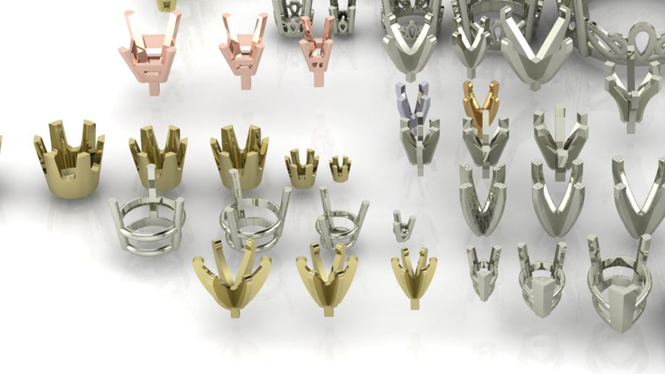 A Package Of 75 Rings Heads All Sizes All Shapes 3D Files 3D print model_24