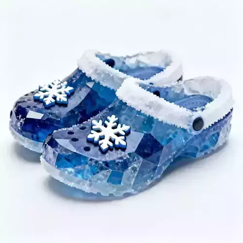 Enchanted Ice Crystal Clogs 3D Model