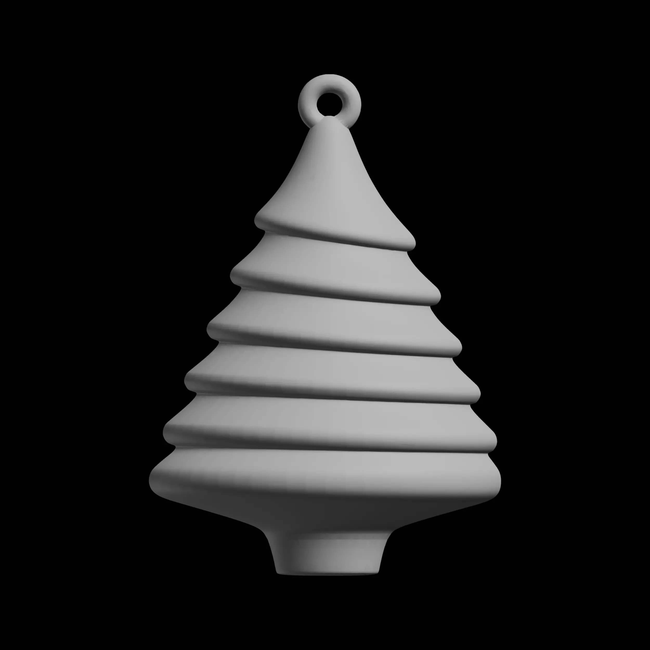 Christmas Tree Ornament 3D Print Model Holiday Decor 3D print model