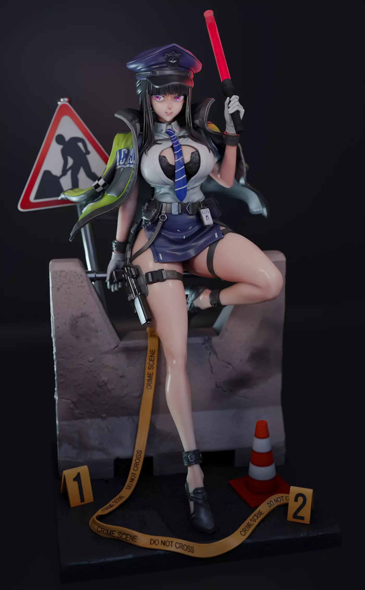 Nikke D Secret Police 3D print model