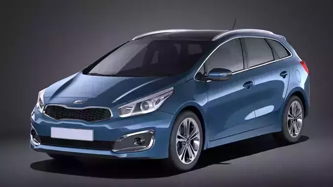 Kia Ceed SW 2017 VRAY 3D model