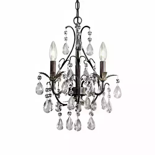 Stylish Ceiling Light Fixture Modern Lighting 3D Model 3D model