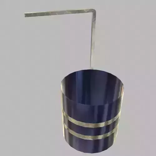 Piston Ring Comprssure Low Poly Low-poly 3D model 4