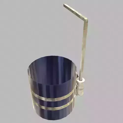 Piston Ring Comprssure Low Poly Low-poly 3D model 6