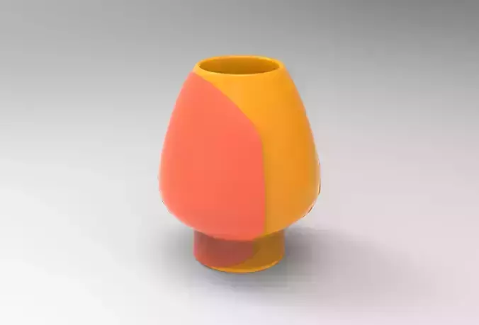 Bumpy Vase Low-poly 3D model
