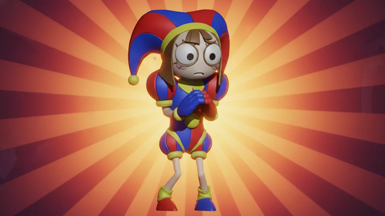 Pomni 3D Print from Amazing Digital Circus 3D print model