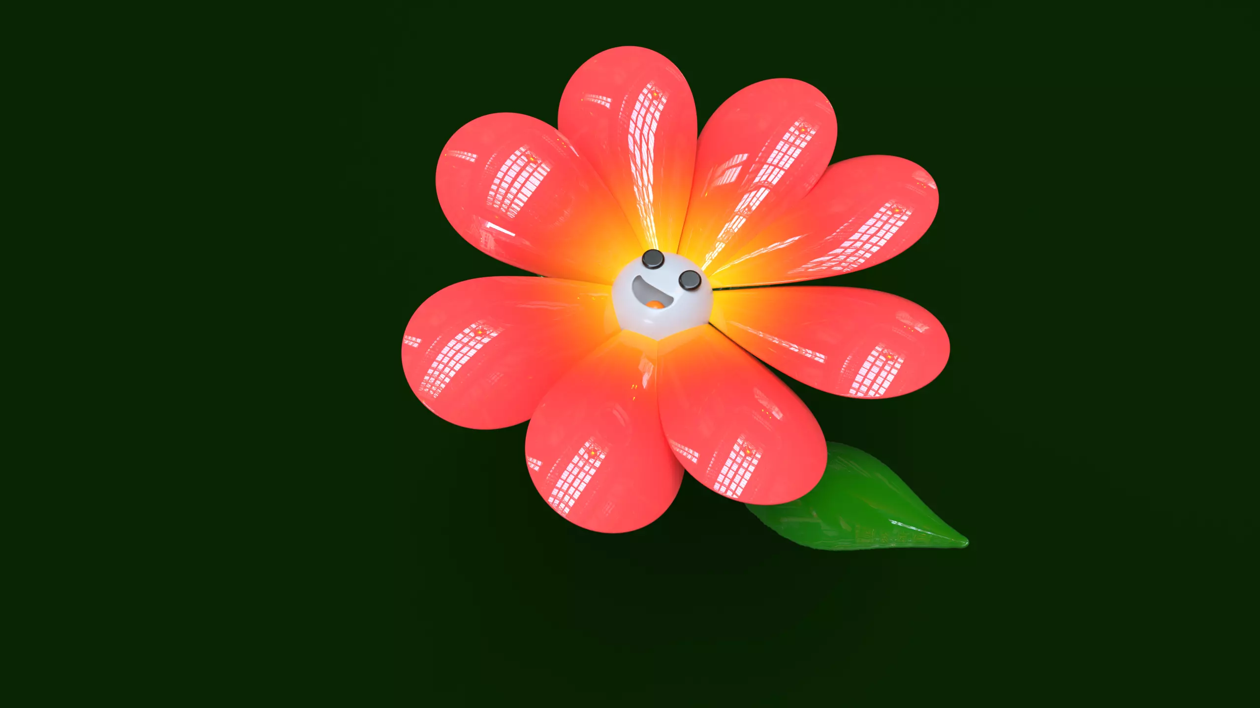 Happy Flower 3D model