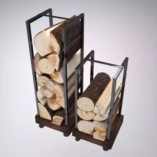 Indoor Firewood Stand 3D model