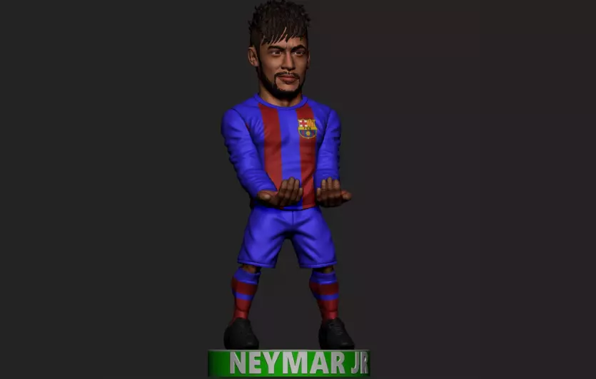 Neymar Jr Joystick holder 3D print model