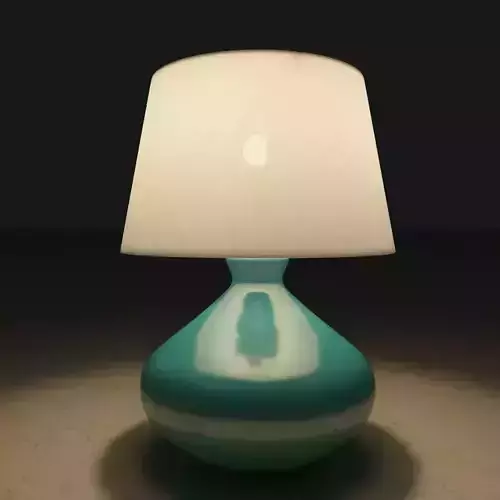 Ceramic Round Table Lamp