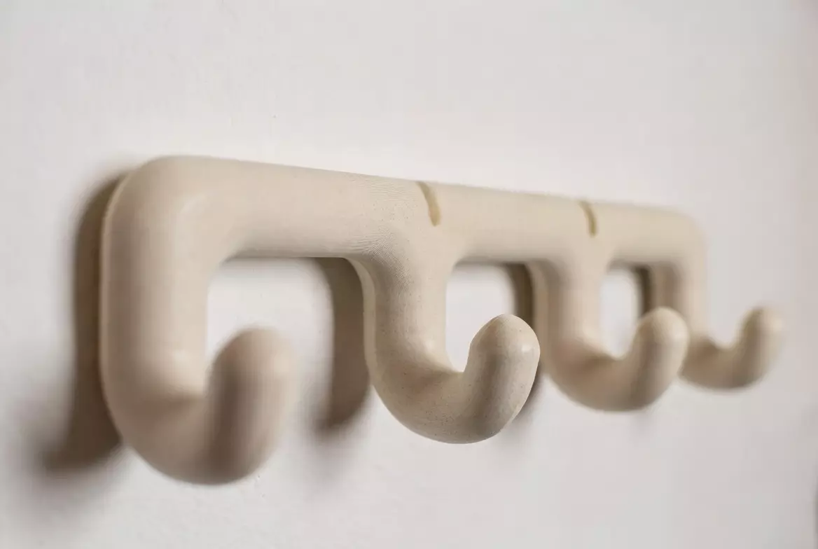 Kitchen Folding Wall Hooks Organizer 3D 3D print model