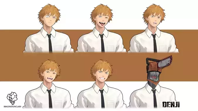 Denji Chainsawman 3D model
