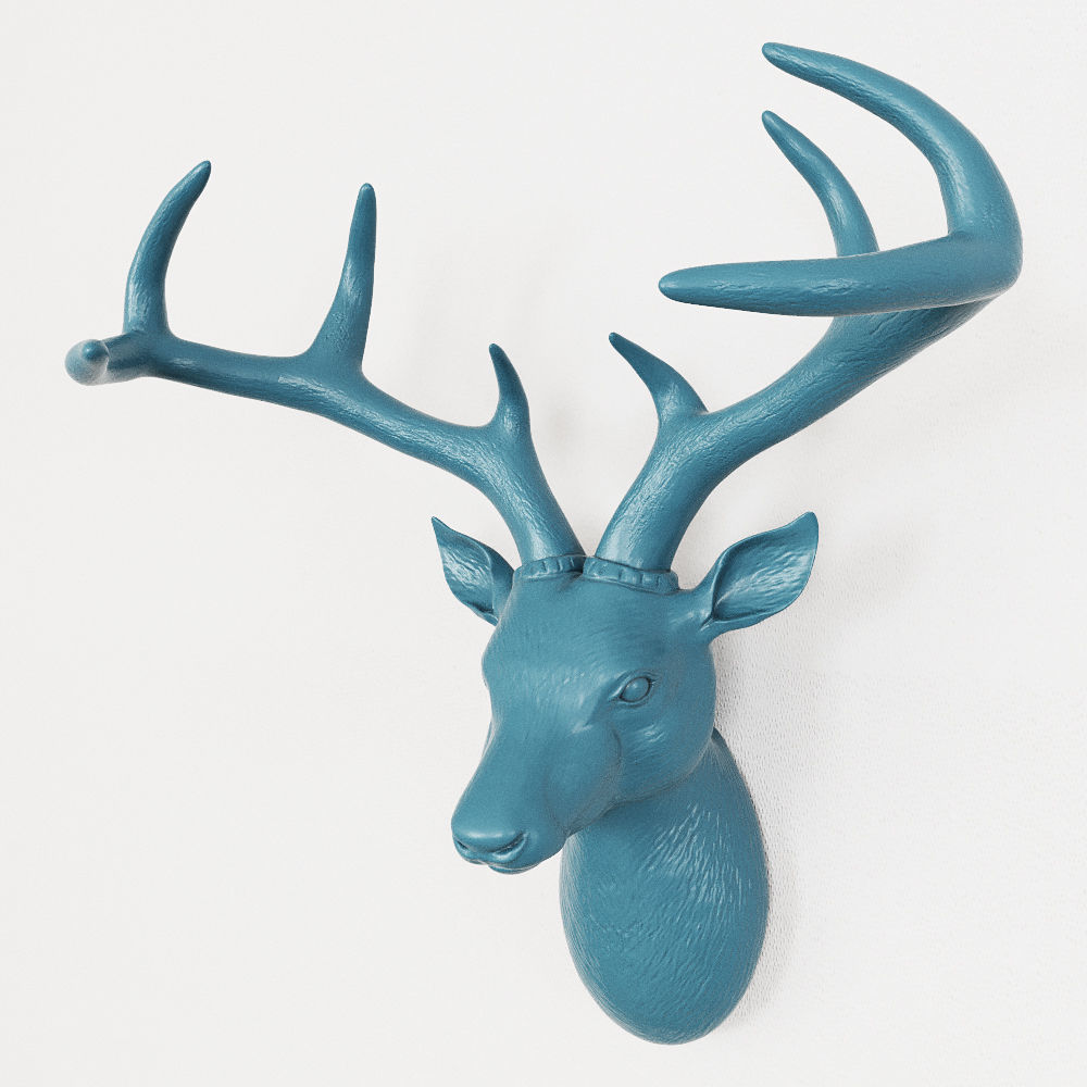 Kare Design Deko Kopf Deer 3D model_2