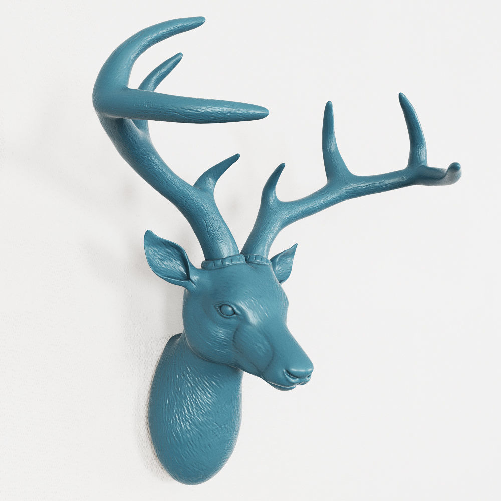 Kare Design Deko Kopf Deer 3D model_1